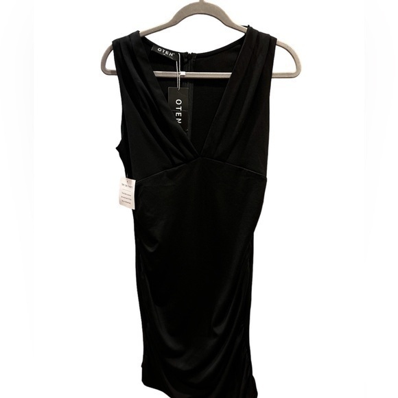 OTEN Women's V Neck Sleeveless Cocktail Mini Dress - M - Picture 1 of 5